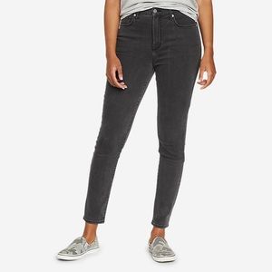 Eddie Bauer Gray hi-rise skinny jeans. Sz 6Tall